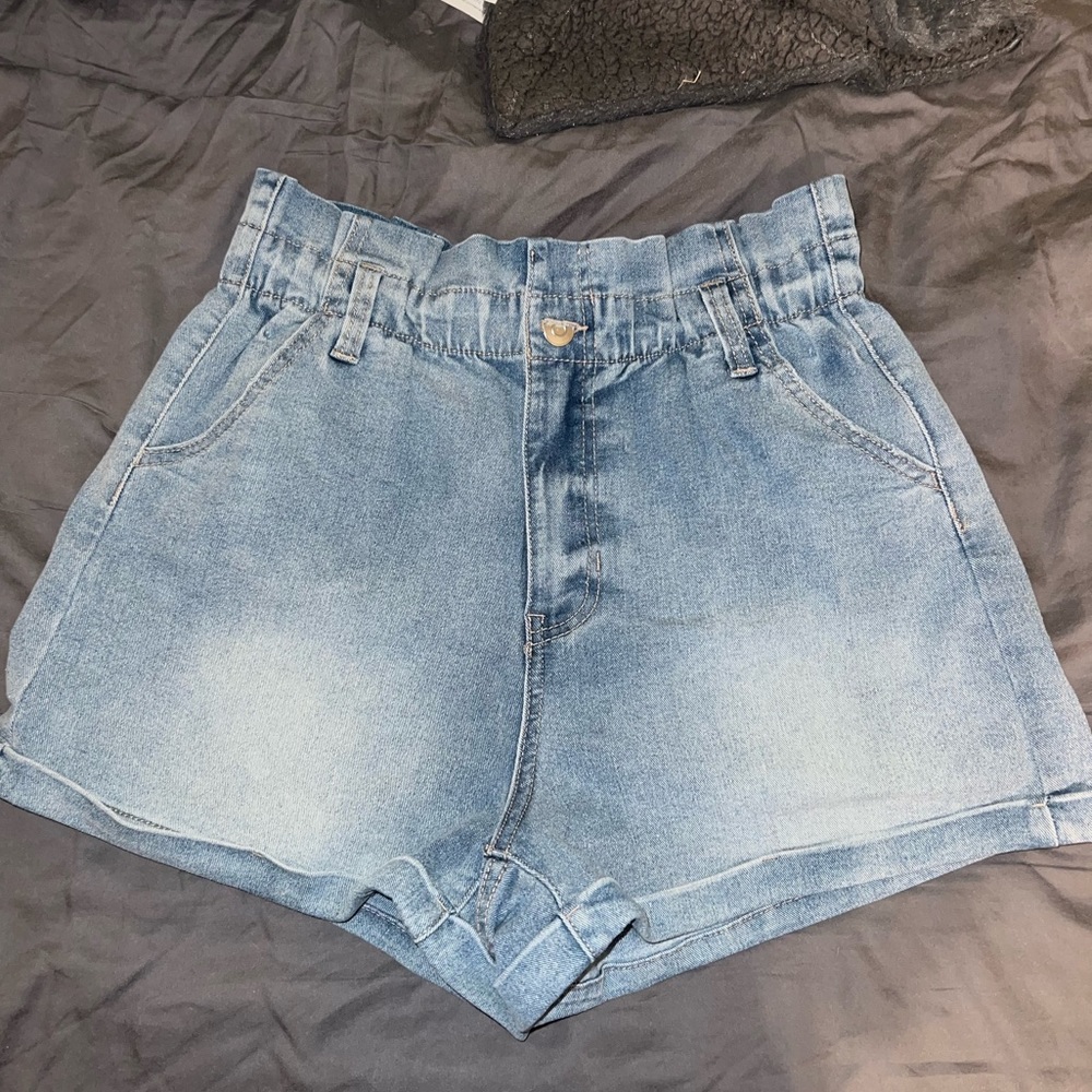 Denim shorts